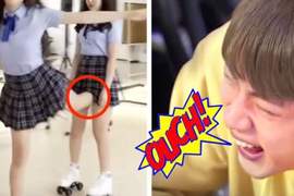 玩太High結果GG《綜藝意外瞬間》私密處被打到超痛阿...