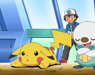 精靈寶可夢《皮卡丘面部朝下跌個狗吃屎》雖然看起來痛痛...但我嘴角失守啊（壞）