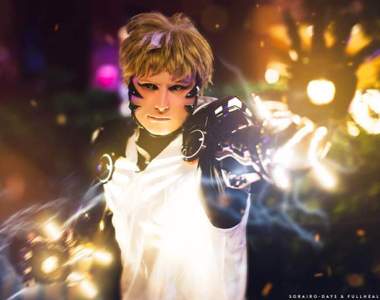 一拳超人《傑諾斯》cosplay焚燒炮展開模式超級帥