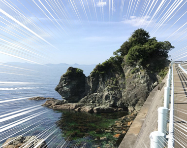 海邊驚見巨型喵《貓岩》屁股翹高要你摸一把的超可愛岩石發現❤