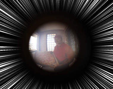 超天才《雨天太無聊的結果》就跟你說颱風天不要叫外送了嘛ww