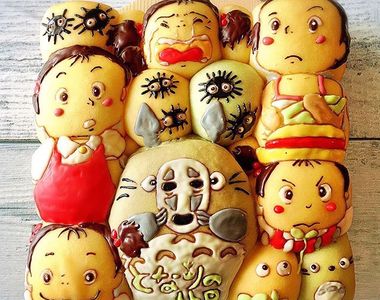 《如同插畫般可愛的手撕麵包》這樣怎麼捨得撕開來吃啊~