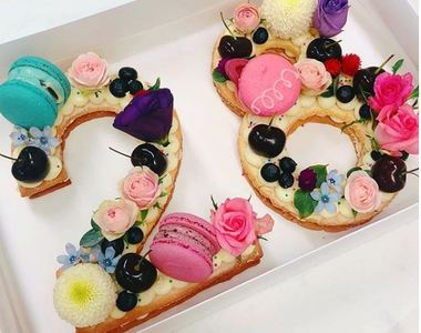 完全捨不得吃《韓國超美生日蛋糕》男友女友老爸老媽看到都會哭吧....