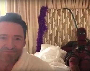 《死侍與金鋼狼哥倆好》休傑克曼:死侍在我床上(無誤)