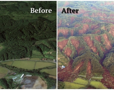 怵目驚心《北海道地震》日本讀賣新聞寫真特集:秀麗山川崩毀、道路嚴重損壞…