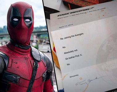 炸彈往下傳《死侍自薦加入復仇者》結果被鋼鐵人打槍