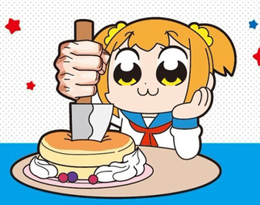 《POP TEAM EPIC 期間限定咖啡廳》裡面的服務生會比中指後才招呼人嗎XDD(誤)