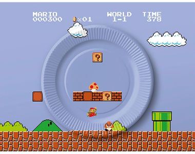 任天堂推《瑪利歐生活用品》子彈面紙盒還有紙盤和餐墊也太可愛了吧～