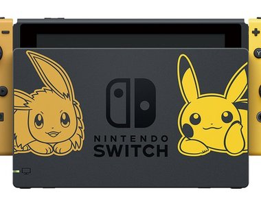 超激萌精靈寶可夢《皮卡丘&伊布配色Nintendo Switch》這樣的Switch造型機也太讓人受不鳥了吧~~