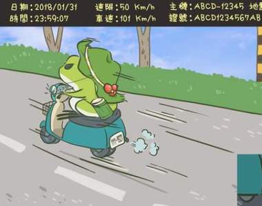 這是我收過最貴的明信片...《台灣限定旅蛙的超速罰單》一出門就給我惹事w