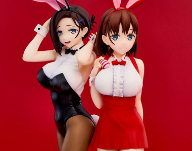 《星期一的豐滿》「兔女郎小愛與後輩」立體化模型