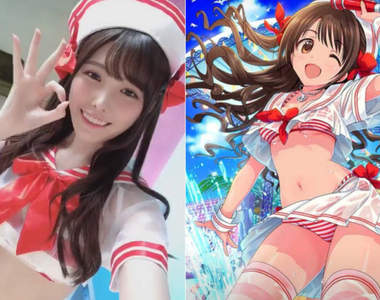 AV界最強美腿《橋本有菜》同人展性感照小小的極限露出(＠Д＠；