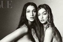 英國Vogue《哈蒂德姊妹裸擁照》引發爭議 這就是時尚吧...? 英國Vogue《哈蒂德姊妹裸擁照》引發爭議 這就是時尚吧...?