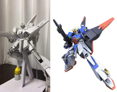 《Z鋼彈》高一生最新紙模型作品這個精緻度我只能跪惹