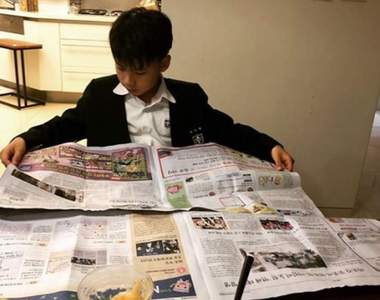 一秒十幾塊上下《側拍孩子的早晨》太....太認真反而有點帥阿w