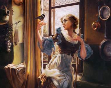 角色陣容越來越完整《油畫迪士尼公主》再次穿越變成中世紀美女♥