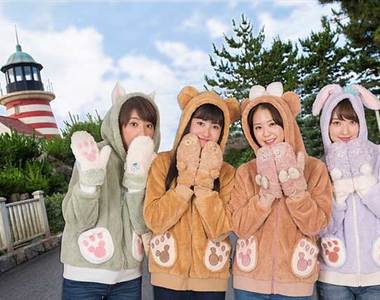 東京海洋迪士尼限定《達菲熊毛毛外套》保暖又可愛