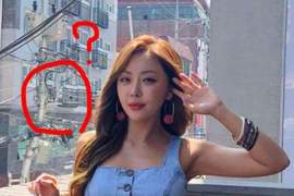 又是修圖惹的禍？《Narsha旁的電線桿嚴重扭曲》造成網友熱議