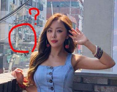 又是修圖惹的禍？《Narsha旁的電線桿嚴重扭曲》造成網友熱議