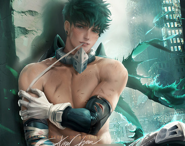 Sakimi chan 筆下《我的英雄學院》成熟風格的我英感覺也很棒呢❤