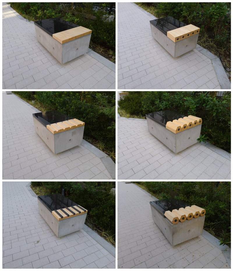 職人精神 三菱鉛筆本社的秘密 偷偷再現鉛筆製造過程的造型長椅