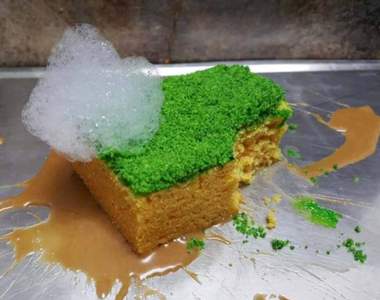 洗碗海綿也能吃?《偽裝系甜點》這才叫真的"海綿"蛋糕w