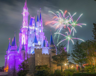 超美照《迪士尼樂園的長曝拍攝》如果看到拿著相機不動很久的人千萬不要打擾他呦