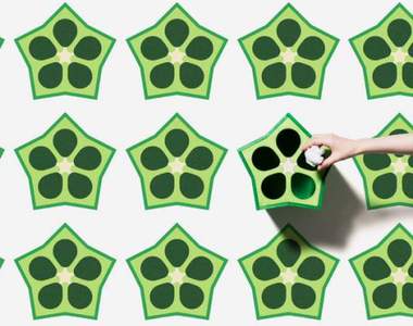 美大生自製《秋葵垃圾桶》丟進去的紙屑變成秋葵子的可愛設計