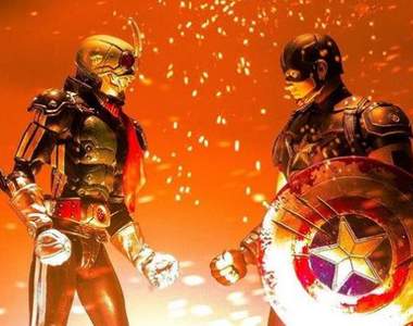 《超級英雄模型寫真》漫威VS假面騎士帥帥的武力對決