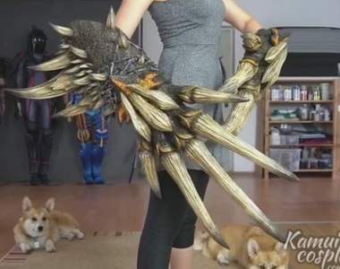 《魔物獵人世界》滅盡龍雙刀這樣的完成度就像是武器工房做出來的一樣