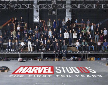 星光閃耀《漫威影業10周年合照》這是超級英雄的尾牙吧w