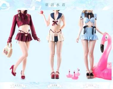 《童話泳衣》在夏日海灘上也要變身童話故事裡的公主♪