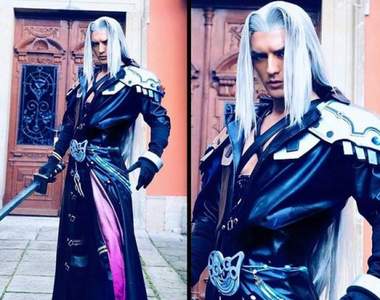 《真人版賽菲羅斯》義大利帥氣男神Leon Chiro這次也是超越CG的cosplay