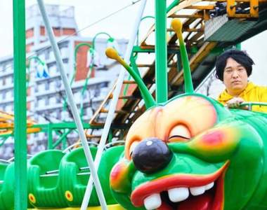 《日本最慢雲霄飛車》速度慢到連故障停止都沒有感覺ww