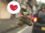 開車趣聞《小青蛙趴在擋風玻璃上》深情緩緩的看著車主...你捨得開雨刷嗎? 開車趣聞《小青蛙趴在擋風玻璃上》深情緩緩的看著車主...你捨得開雨刷嗎?