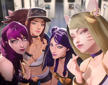 《英雄聯盟》推出「虛擬女團 K/DA」阿璃、凱莎、阿卡莉、伊芙琳性感華麗登場