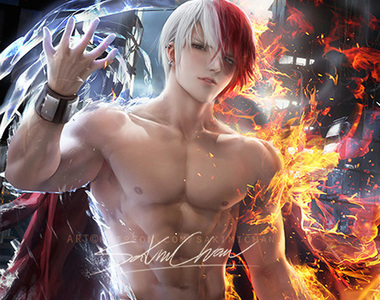 成熟性感風的《我的英雄學院》Sakimi chan 又更新新圖啦~(灑花