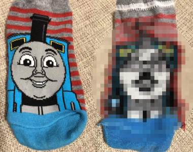 《襪子的邪惡真面目》完全不同正面可愛角色的恐怖表情...