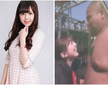 為了1億《乃木坂46前成員大和里菜》喇舌半裸肥男　網友：拍AV嗎