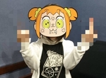 凹醬→凸醬《悠木碧戴ポプ子面具比中指》畫面太魔性是本人無誤w 凹醬→凸醬《悠木碧戴ポプ子面具比中指》畫面太魔性是本人無誤w