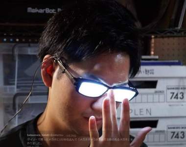 《裝逼眼鏡》加了LED效果完全可以滿足自己中二的心