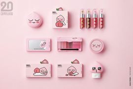 PEACH鐵粉趕快衝《Thefaceshop聯名Peach小桃款》粉紅色就是要收♡