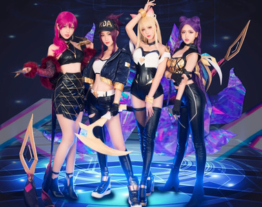 Cosplay翻跳團體《波利花菜園》還原《K/DA虛擬女團》MV與舞蹈