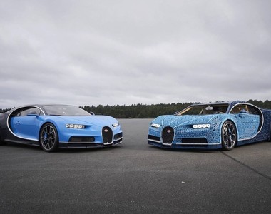 超狂《樂高Lego》打造1:1可上路的《Bugatti Chiron》模型車