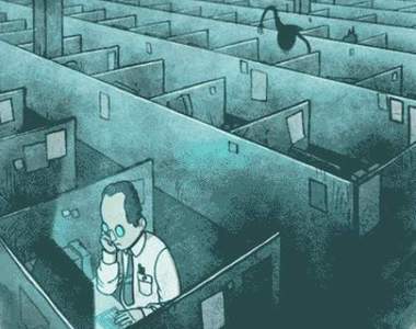 《一個人的恐怖》插畫家創作的情境動圖讓你覺得這份恐懼很有感