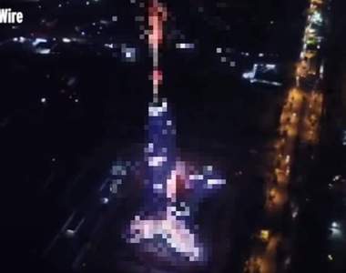 媒體大樓中秋煙火秀變《射精秀》原來是新阿姆斯特朗旋風噴射阿姆斯特朗砲阿