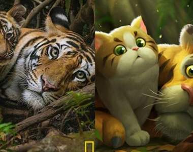 這版本hen可以《國家地理雜誌》變可愛插畫 猛獸直接萌化成Q獸