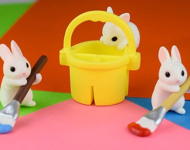 《畫圖中的兔兔轉蛋》嘿咻嘿咻～一起來畫圖吧