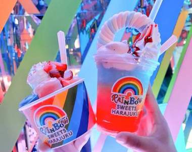 《日本彩虹甜點專賣店》讓你眼花撩亂的彩色世界　下個打卡熱點就是這啦❤