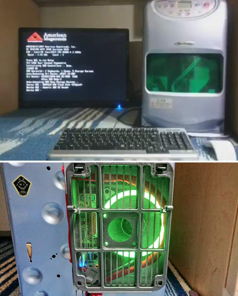 《变态PC博览会》沙拉油桶也可以被当成外壳被组装成电脑(ʘᗩʘ’) - 图片5 《变态PC博览会》沙拉油桶也可以被当成外壳被组装成电脑(ʘᗩʘ’)
